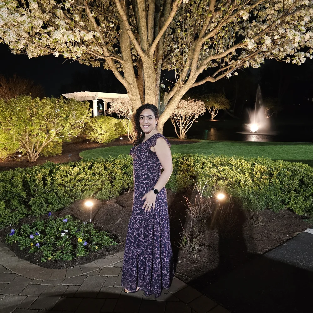 Lulu's Navy Blue and Pink Floral Maxi Dress - Picture 9 of 10